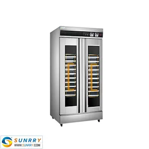High quality luxury 430 stainless steel control panel 32 pans french bread and dough fermentation machine and commercial proofer