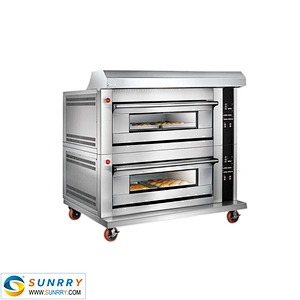 Good price bakery equipment pizza cooker deck oven with spray function