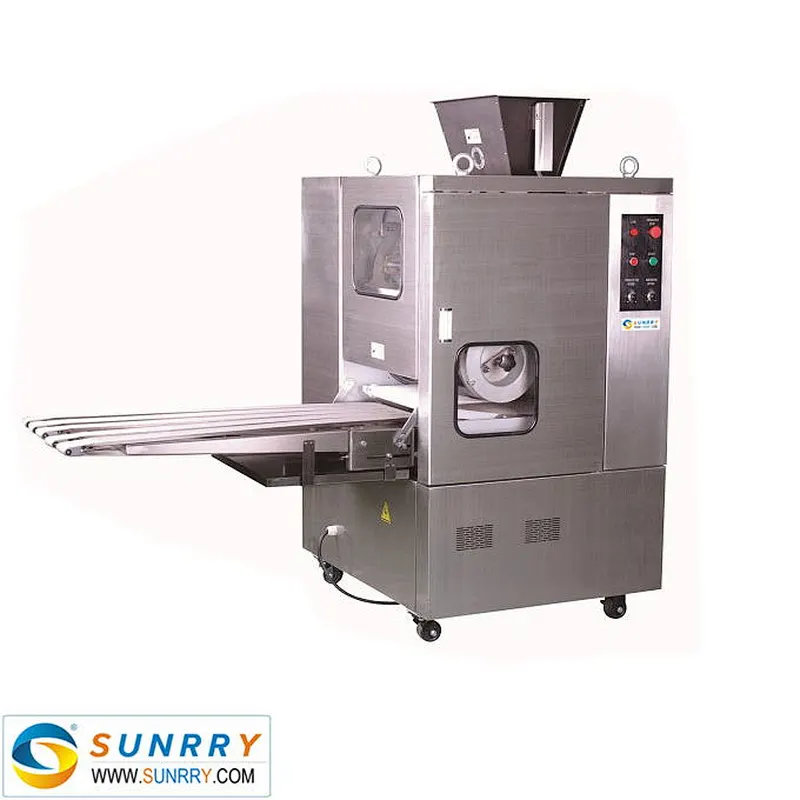 Stainless steel full automatical non-oil dividing continuous dough divider and rounder with 10000pcs/h output for sale