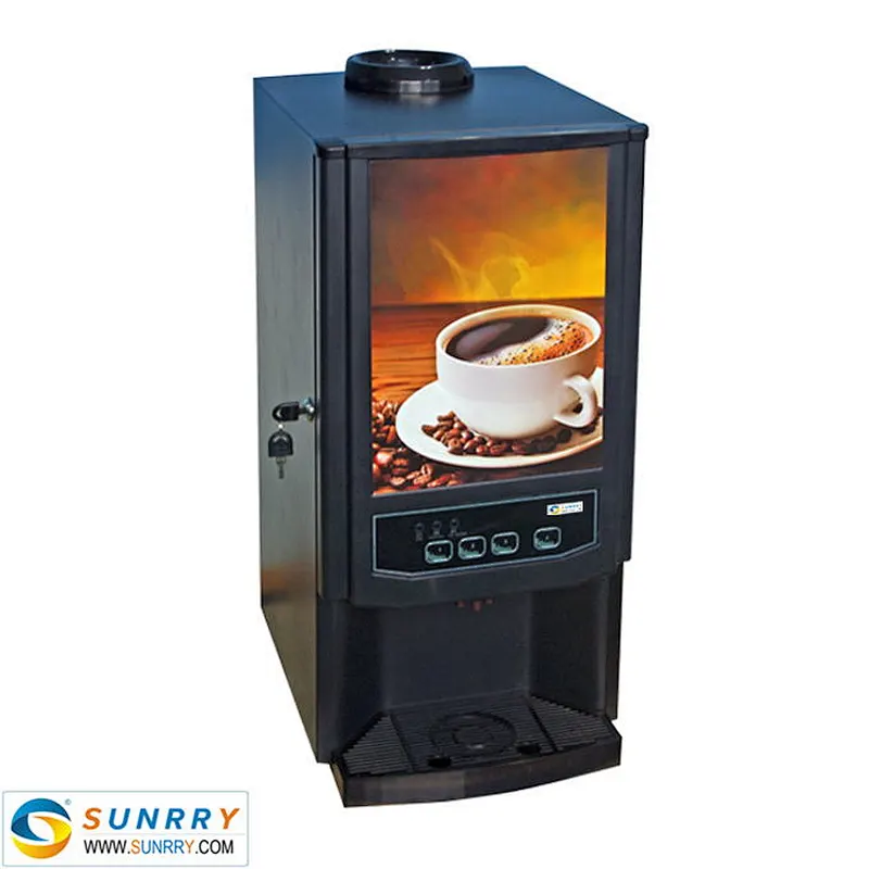 Professional Commercial Italy instant coffee boiler machine with 3 tanks