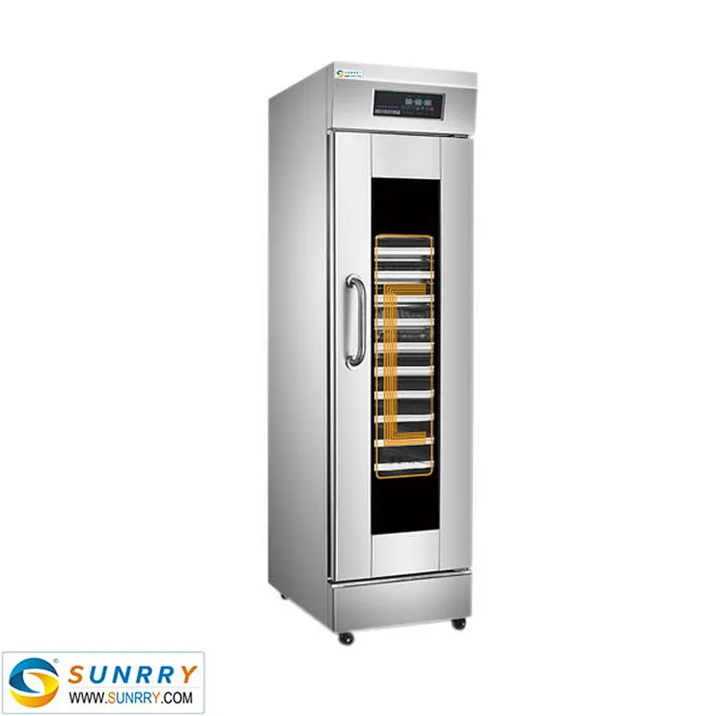 Hot sale stainless steel 16 trays industrial small bread proofer machine with digital control panel