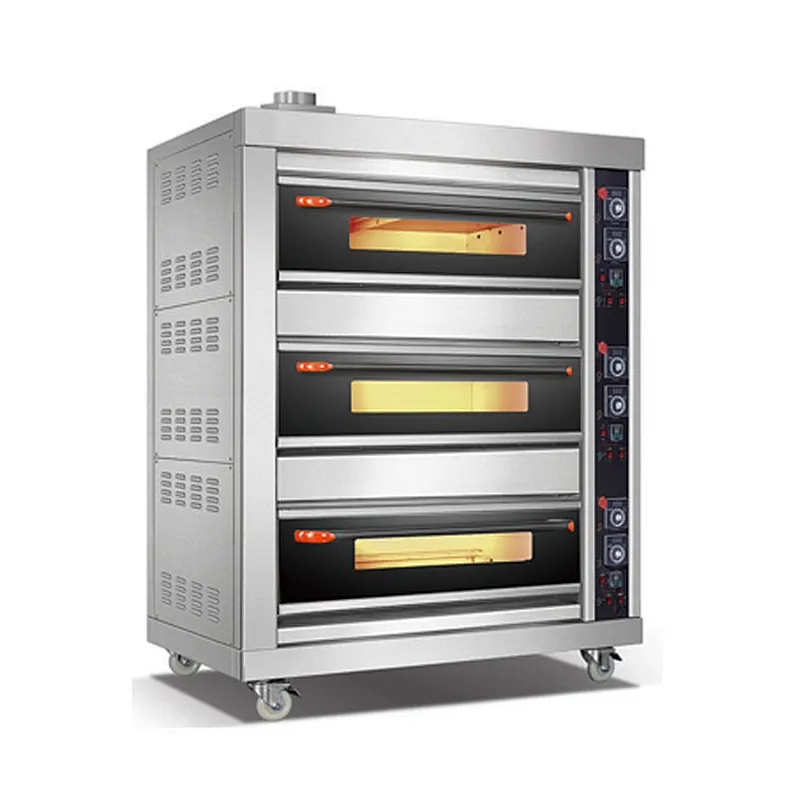 Energy saving gas cake heated baking Deck Oven