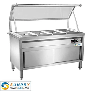 Electric hot bain marie with 5 pans - bain marie cooking equipment with prices (SUNRRY SY-BM1900R)