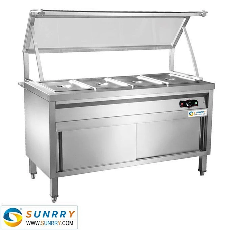 Electric hot bain marie with 5 pans - bain marie cooking equipment with prices (SUNRRY SY-BM1900R)