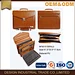 high quality PU brown leather briefcase