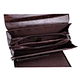dark brown leather briefcase bag
