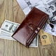 men pu leather wallet