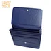 Large capacity Pu Leather file folder car manual holder with back zipper pocket