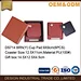 Square leather coaster set
