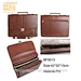brown leather briefcase