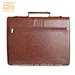 brown leather briefcase