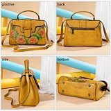 graphic saddle hand bag handbag