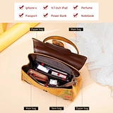 graphic saddle hand bag handbag