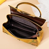 graphic saddle hand bag handbag