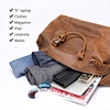 Crazy Horse Leather Travel Bag