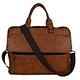 lawyer accessories designer portable retro men messenger bag business pu leather custom made briefcase