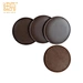 leather coffee cup coaster set