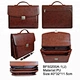 genuine pu leather briefcase