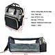 diaper bag with bassinet custom logo