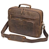 2022 Custom Large Capacity Laptop Bag Handbag Men Vintage Genuine Leather Briefcase