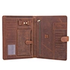New Designer Vintage Handmade Multi Pocket Padfolio Folder Executive Professional Organizer Crazy Horse Leather Portfolio
