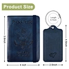including leather passport holder and luggage tag
