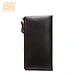 Vintage Promotional Cheap Cowhide Leather Zipper Long Wallet for Men