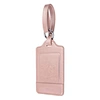 Premium PU Leather Privacy Protection Labels Suitcase Tag Card Leather Baggage Luggage Tag For Travel