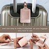 card leather baggage luggage tag for travel
