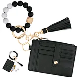 keychain wallet with wristlet bangle bracelet