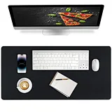 New 80cm Comfycozy  Office Work Fabric Felt Suede Anti Slip Waterproof Vegan Leather Custom Printed Computer Desk Mat For Laptop