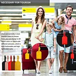 luggage tags multi color
