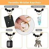 keychain wallet with wristlet bangle bracelet