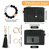 keychain wallet with wristlet bangle bracelet