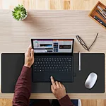large desk pad non slip pu leather desk mouse pad