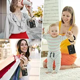 keychain wallet with wristlet bangle bracelet