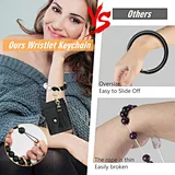 keychain wallet with wristlet bangle bracelet