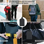 luggage tags multi color