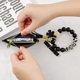leather keychain wallet