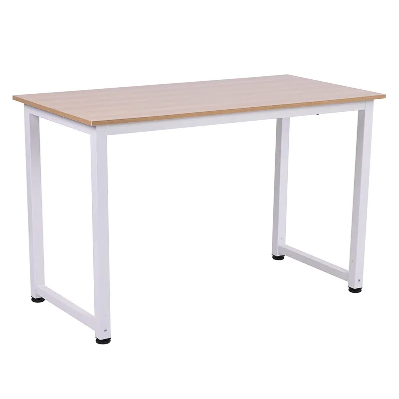 Home Office Desk Gaming Desk Writing Black Student Art Modern Sturdy Simple Style and Metal Desk Workstation