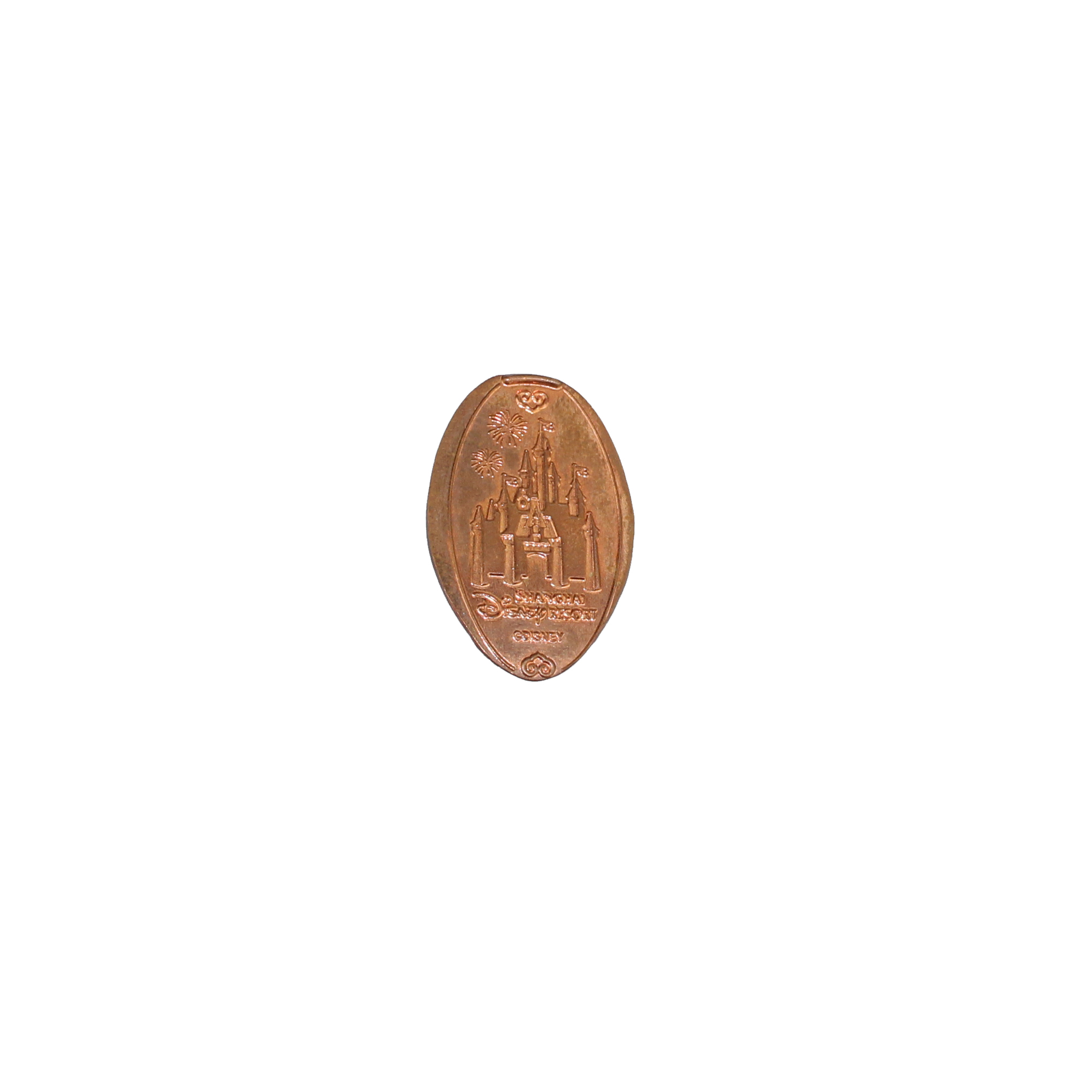 Disney Red Copper Blank Token