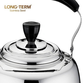 L31871312 Black Bakelite Folding Water Cooling Stainless Whistling Kettle