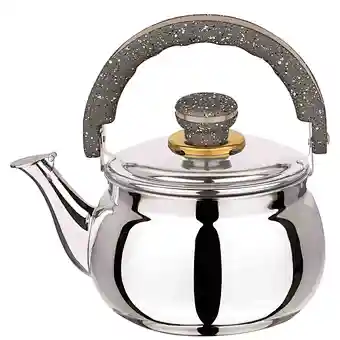 L3011 Kitchenware Bakelite & Painting Handle Stainless Steel Whistling Kettle