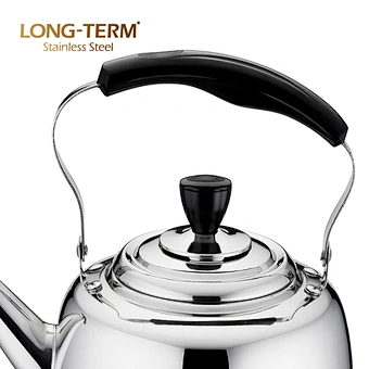 L31871312 Black Bakelite Folding Water Cooling Stainless Whistling Kettle