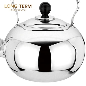 L23011806 Tea Utensil Capaciy 1L/2L Stainless Steel Whistling Turkish Tea Kettle With Tea Strainer