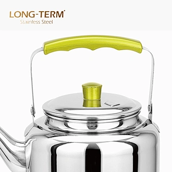 L31280404 Customized Capacity 3L/4L/5L/6L Camping Stainless Steel Whistling Kettle