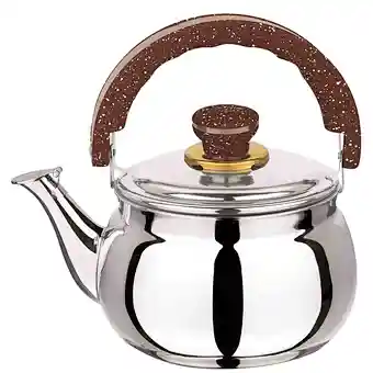 L3011 Kitchenware Bakelite & Painting Handle Stainless Steel Whistling Kettle
