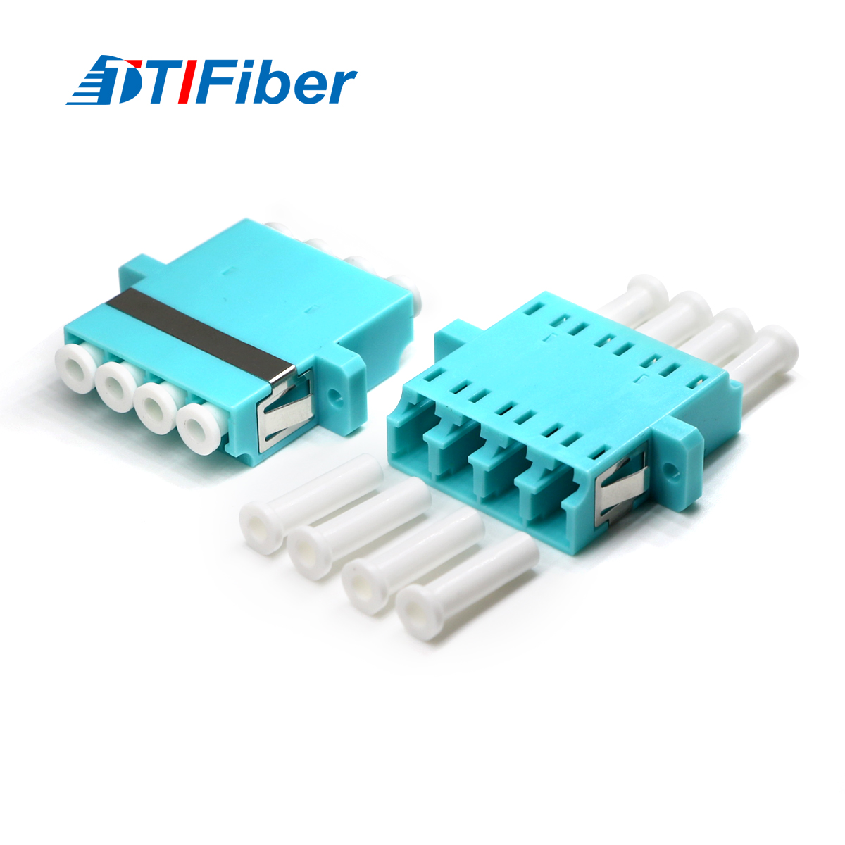LC OM3 Quad optical fiber adapter