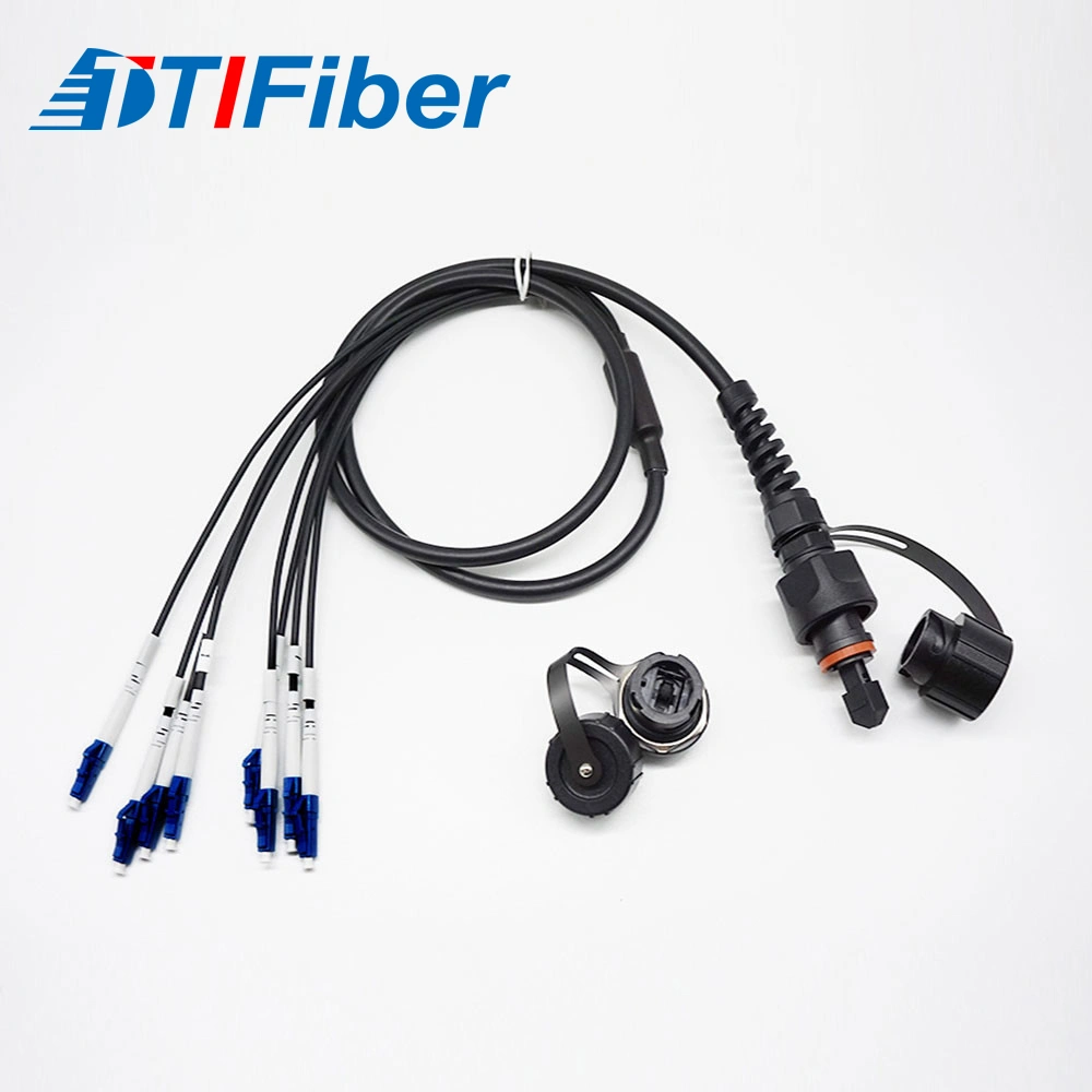 Waterproof Duplex LC Fiber Optic Patch Cable