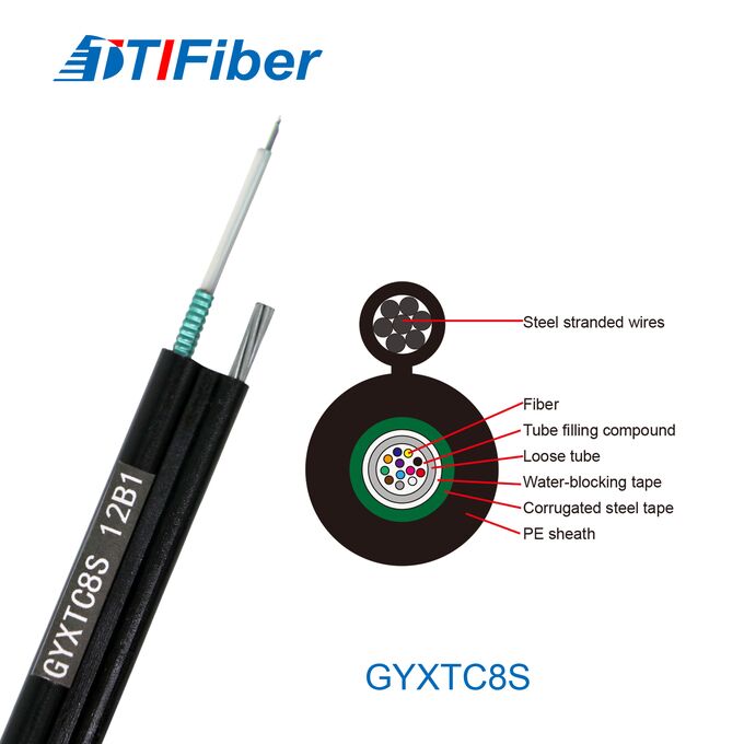 GYXTC8S Outdorr Fiber Optic Cable
